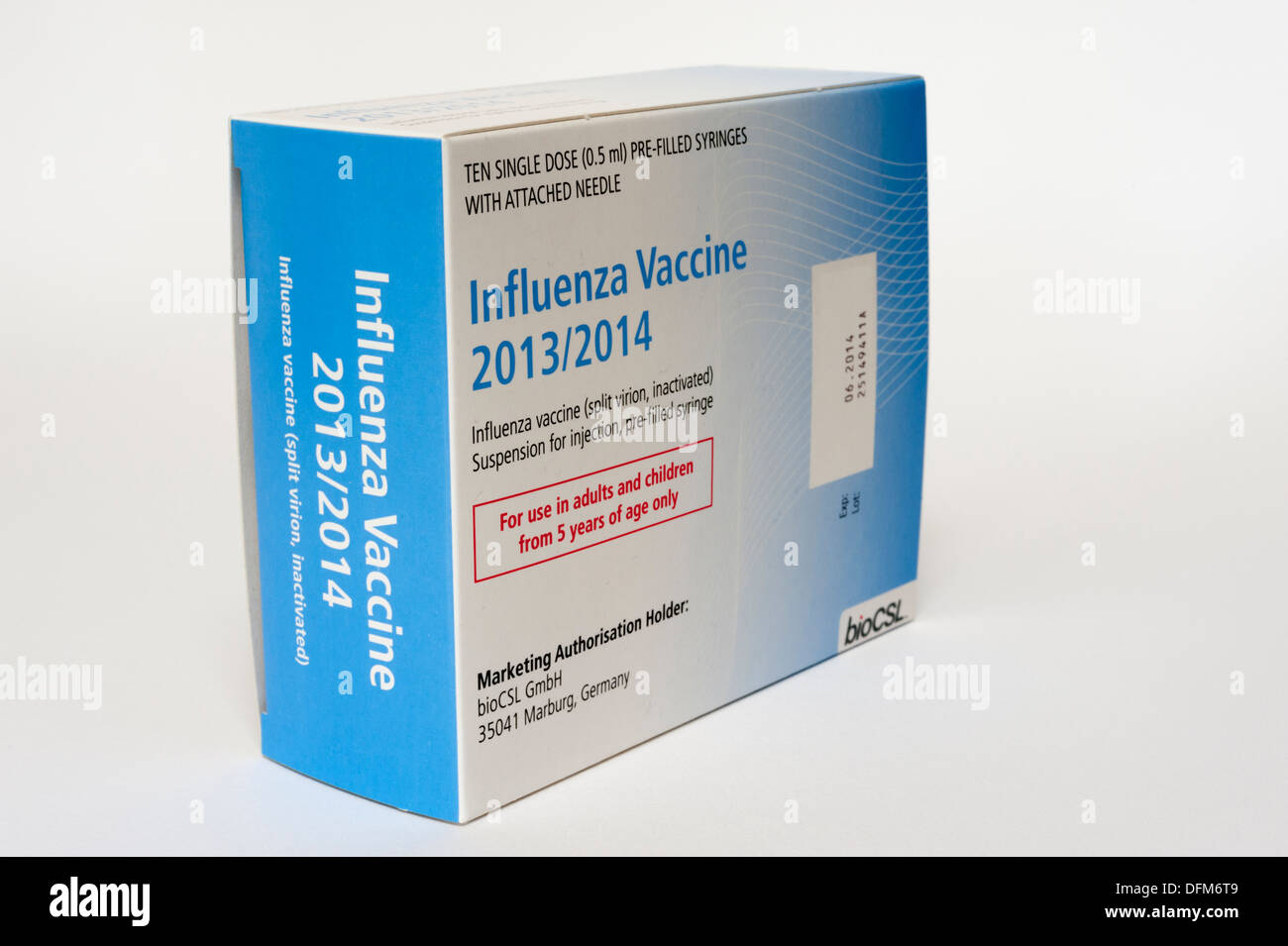Flu Shot Box Flu vaccines hi-res stock photography and images - Alamy