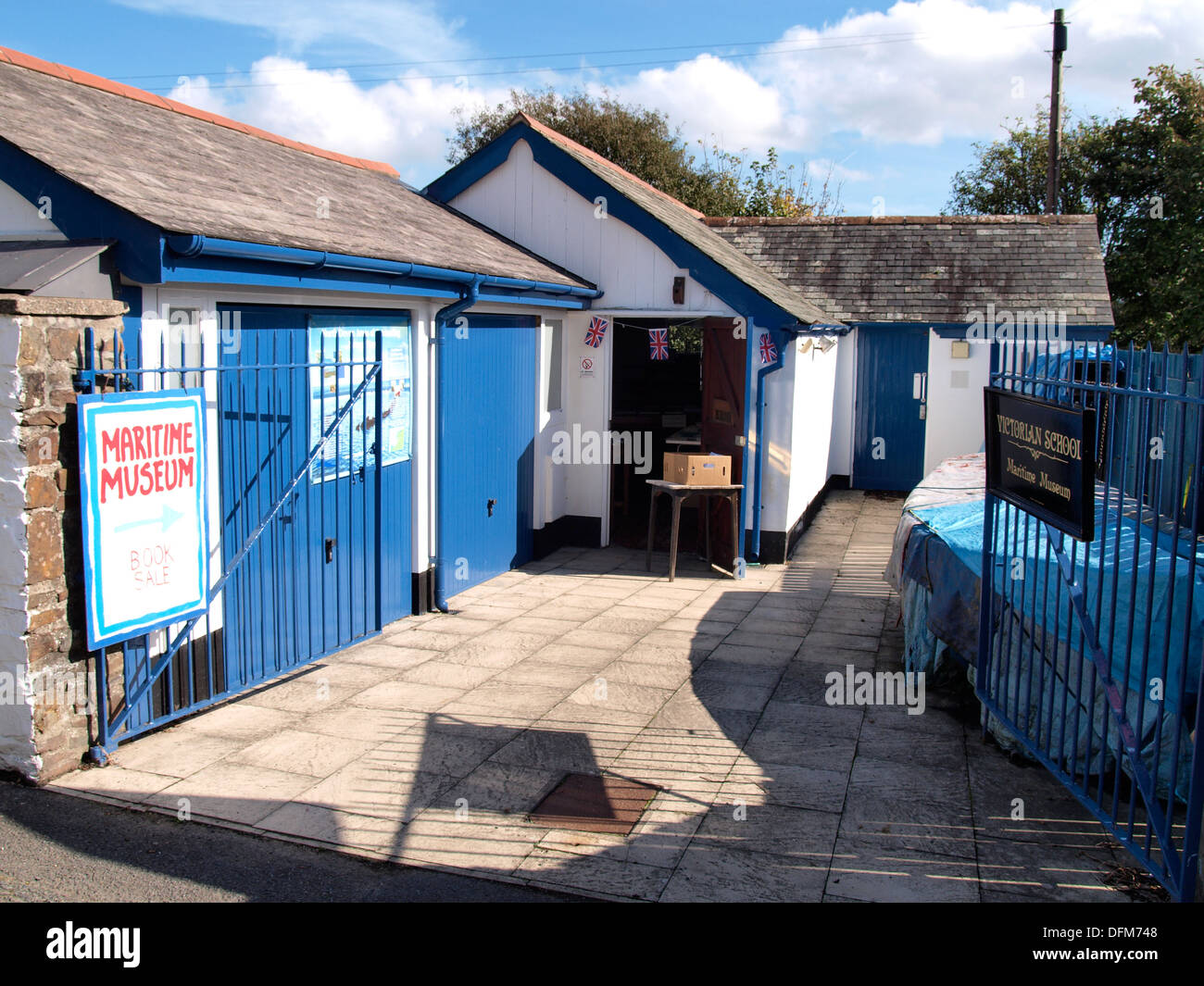 North Devon Maritime Museum book sale, Appledore, Devon, UK Stock Photo