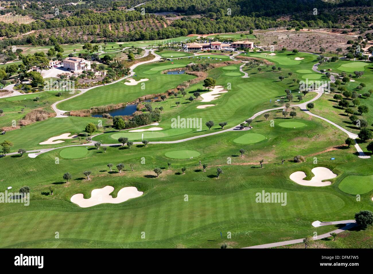 Son Gual Golf Course in Mallorca Spain Stock Photo - Alamy