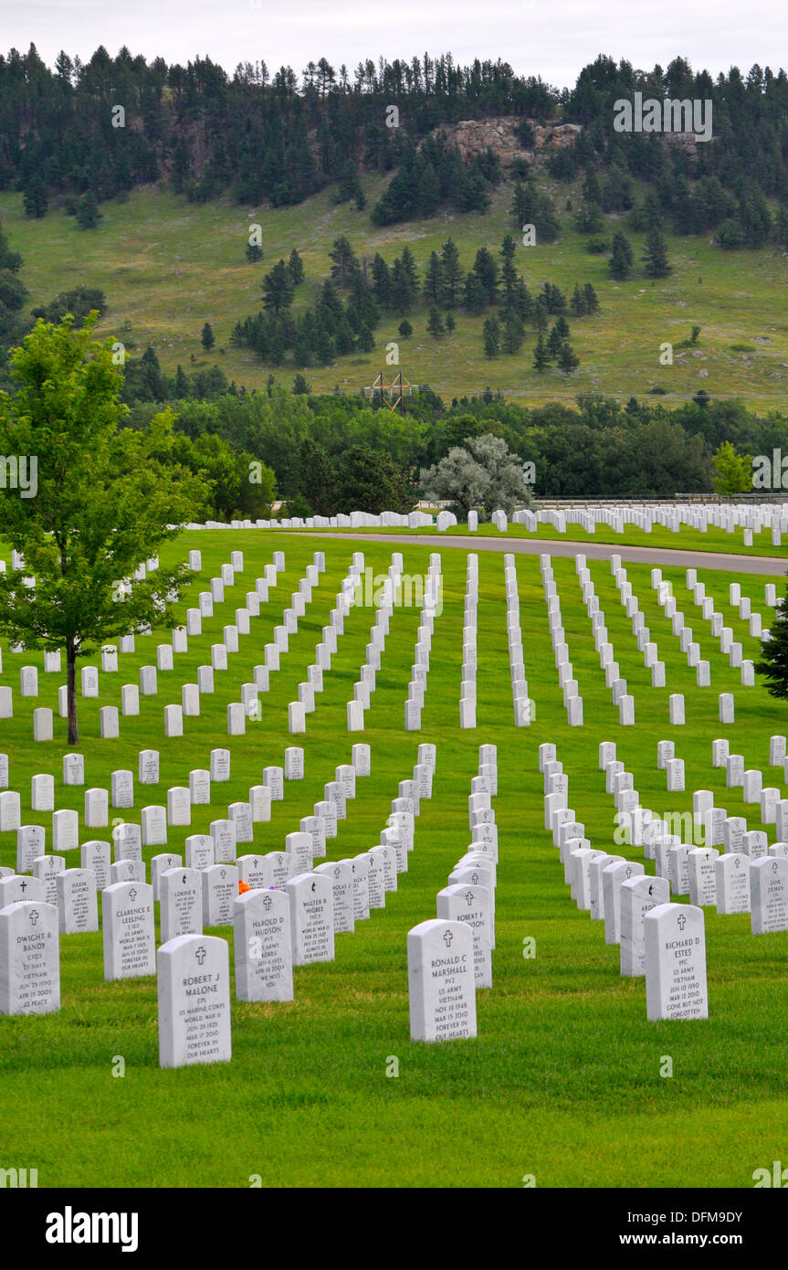Black Hills National Cemetery Sturgis South Dakota Stock Photo Alamy
