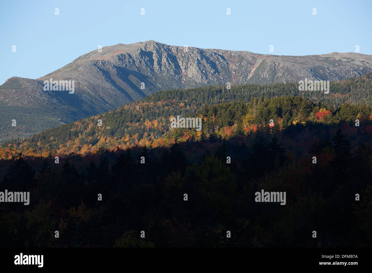 Fall foliage in the White Mountain National Forest, New Hampshire, USA Stock Photo