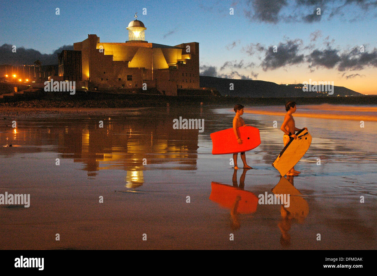 Alfredo Kraus auditorium in Canteras beach. Las Palmas de Gran Canaria