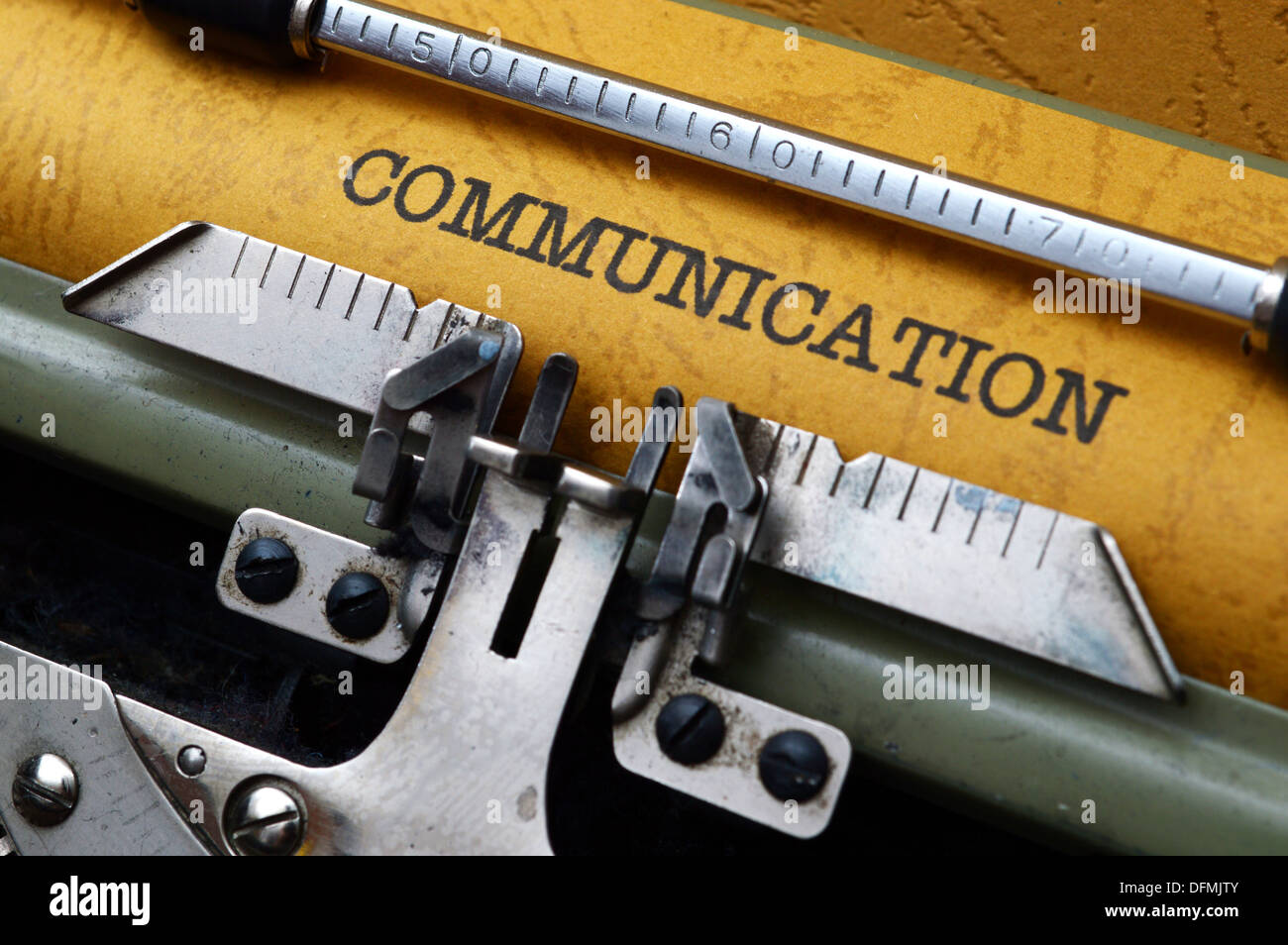Incoming Message Typewriter Communication text on typewriter Stock Photo - Alamy