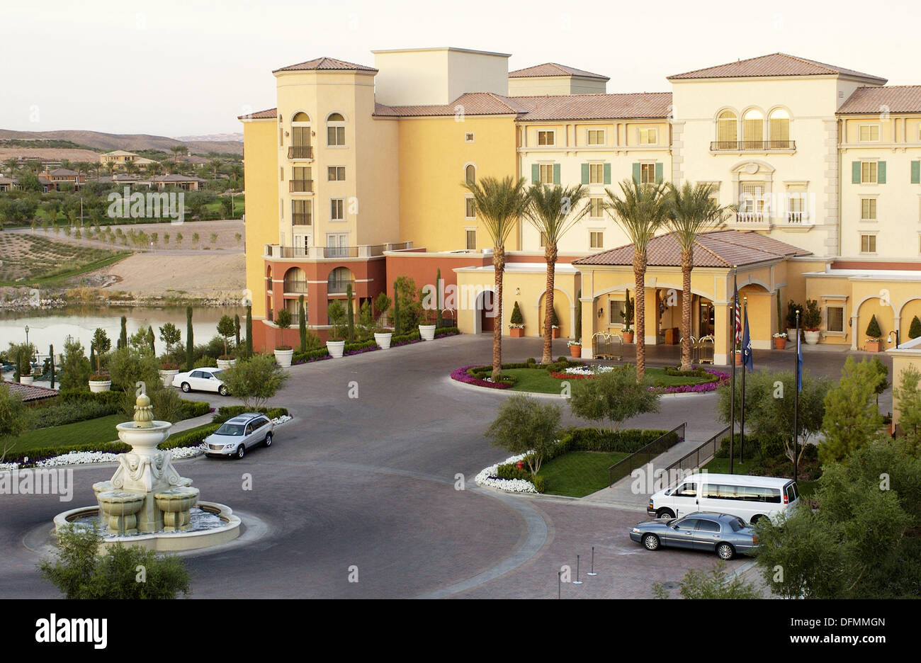 The RitzCarlton, Lake Las Vegas resort. Las Vegas. Nevada, USA Stock