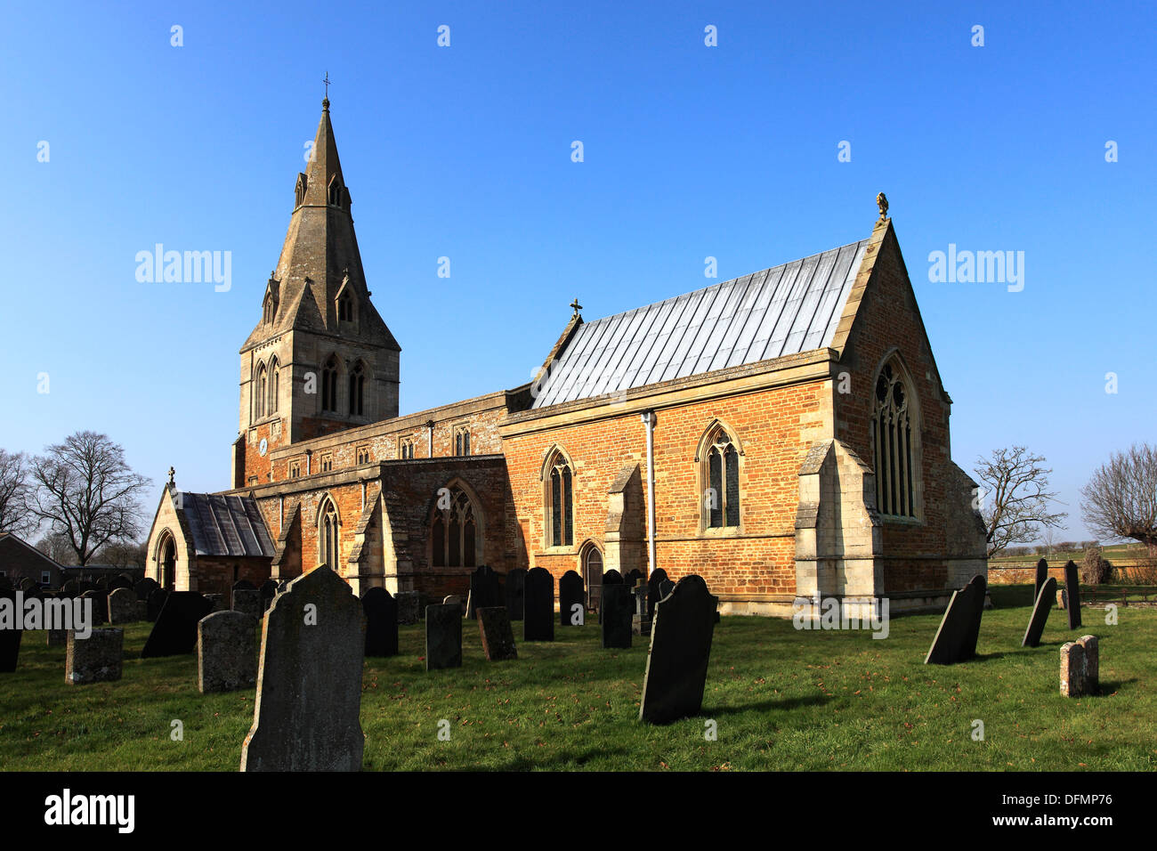 St Marys Parish Church, Ashley village, Northamptonshire County, England; Britain; UK Stock Photo