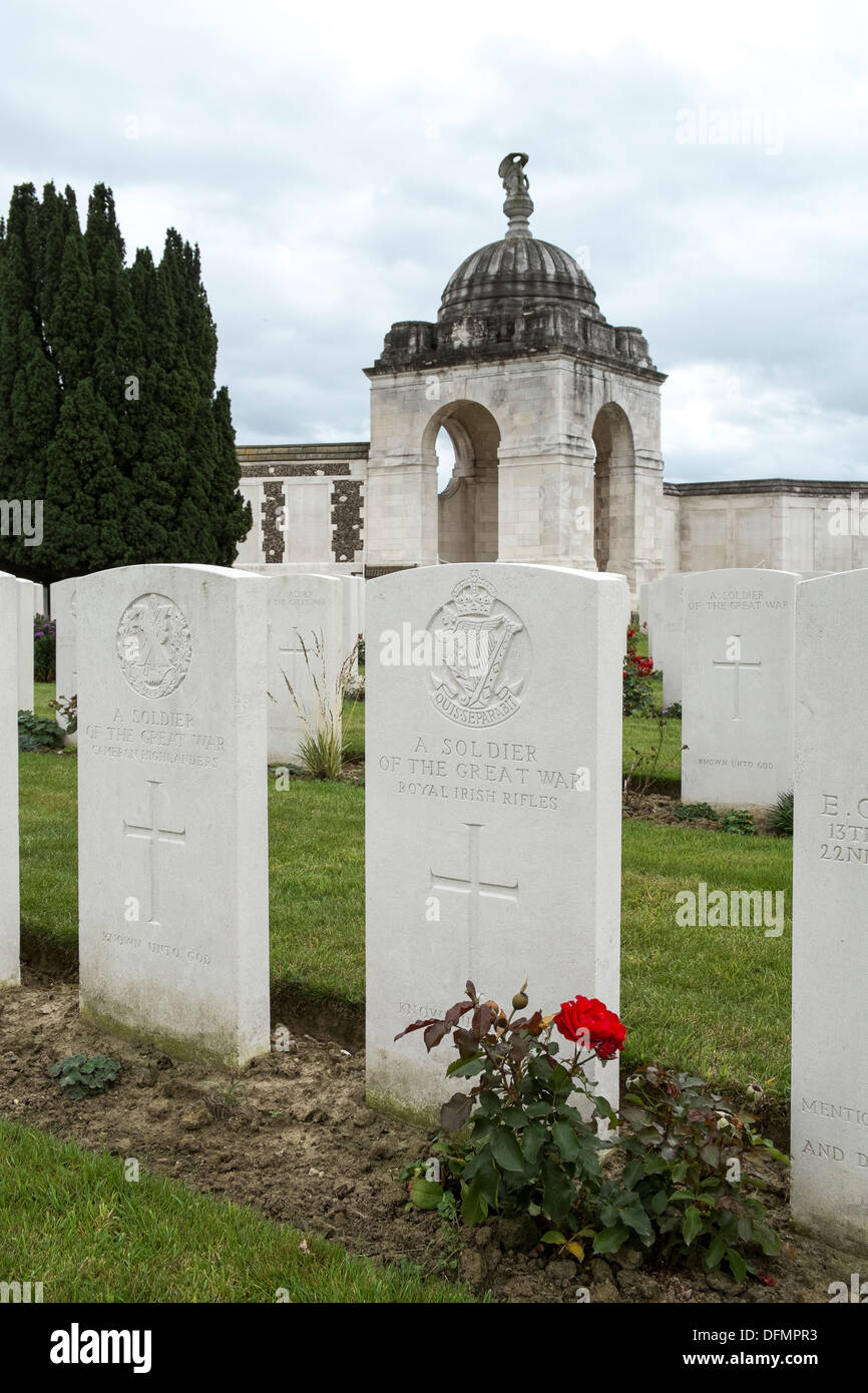 Tyne Cot ww1 cemetery Belgium Belgian World War One cemeteries Stock Photo Alamy