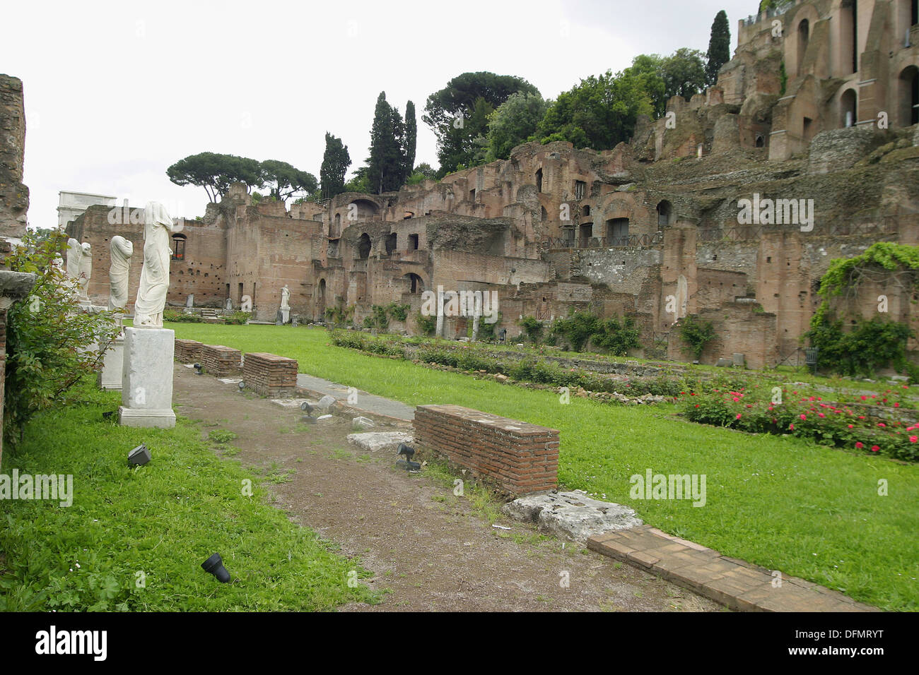 House of the Vestal Virgins. Roman Forum. Rome. Italy Stock Photo Alamy