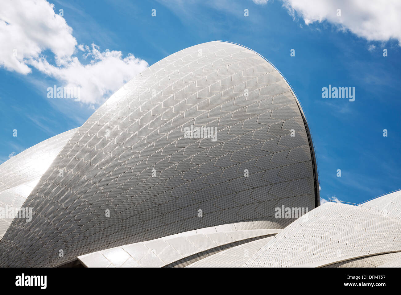 sydney opera house detail in australia Stock Photo