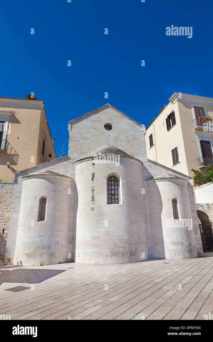 Domed church building Ferrarese Square Bari Italy Stock Photo