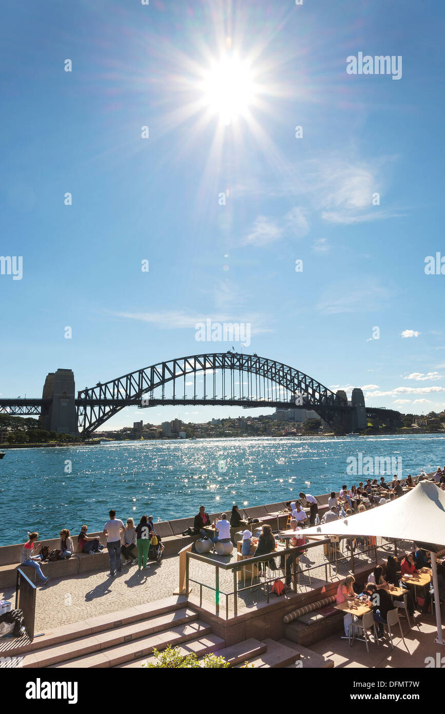 sydney harbour bridge in australia Stock Photo