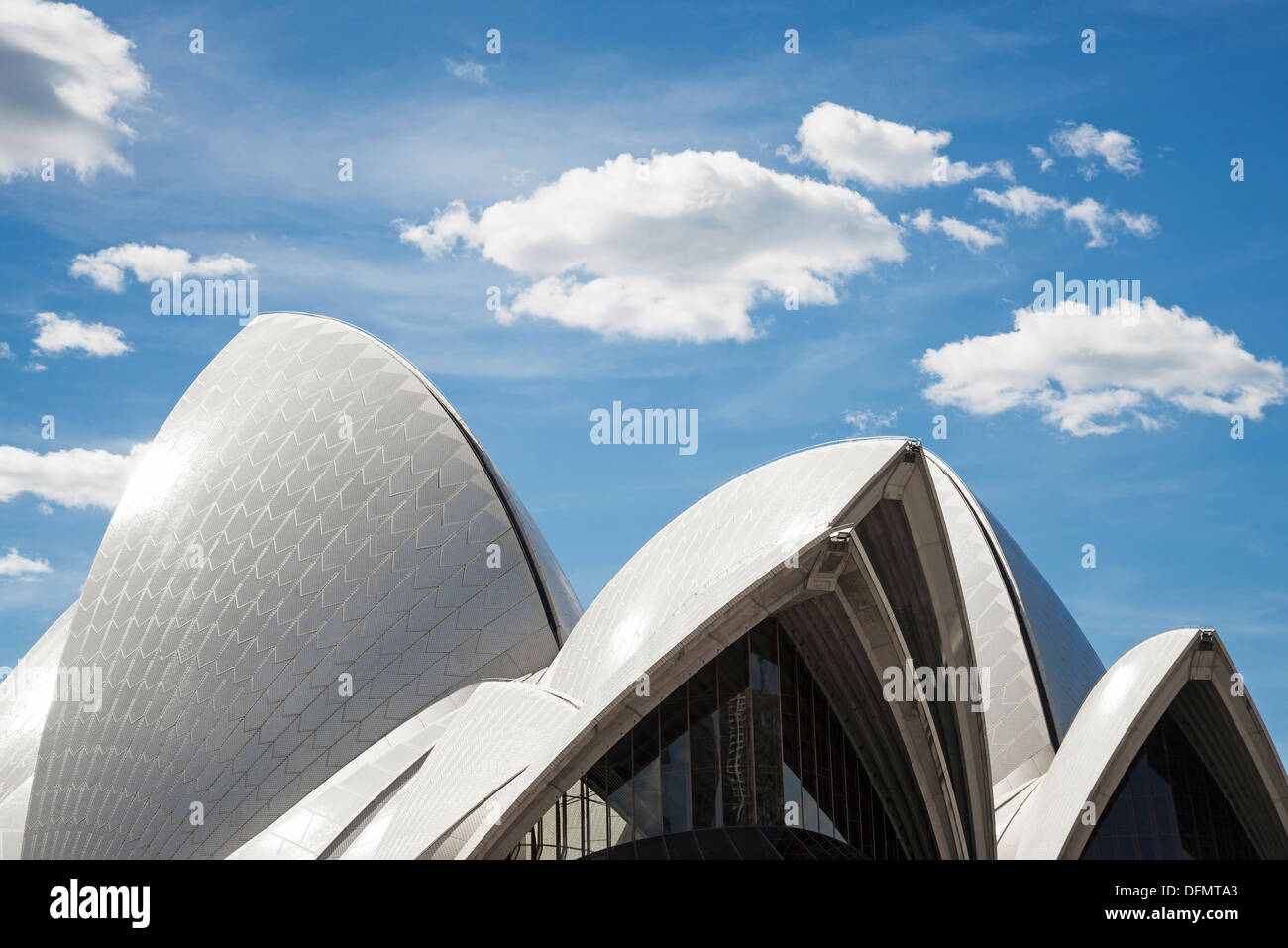 sydney opera house detail in australia Stock Photo