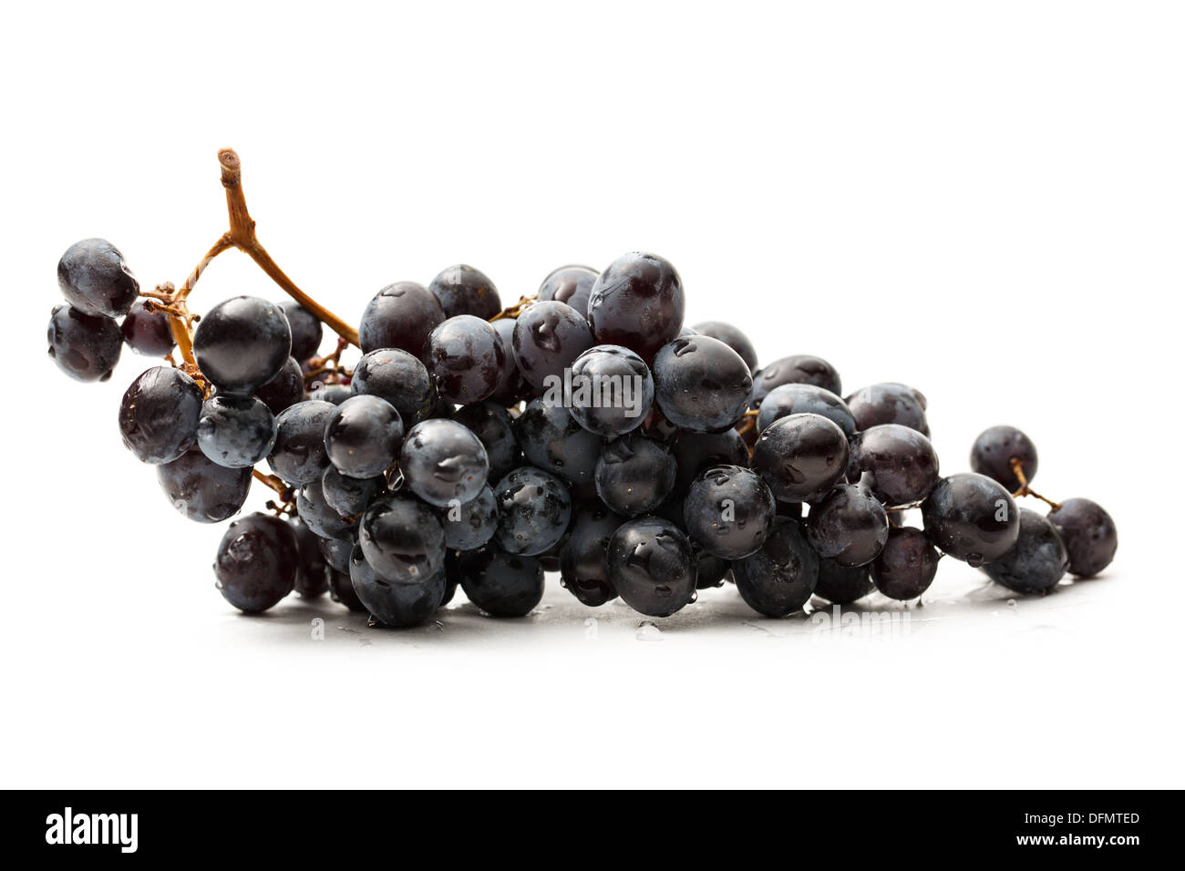 Branch ripe grape on Cut Out Stock Images & Pictures - Alamy