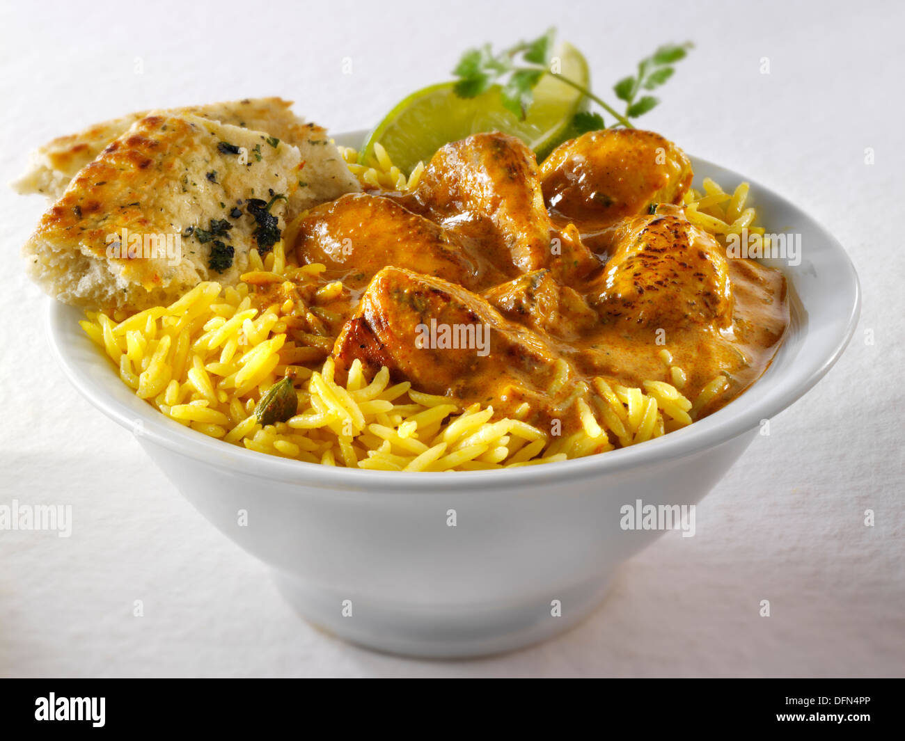 Chicken Masala Indian Curry Stock Photo