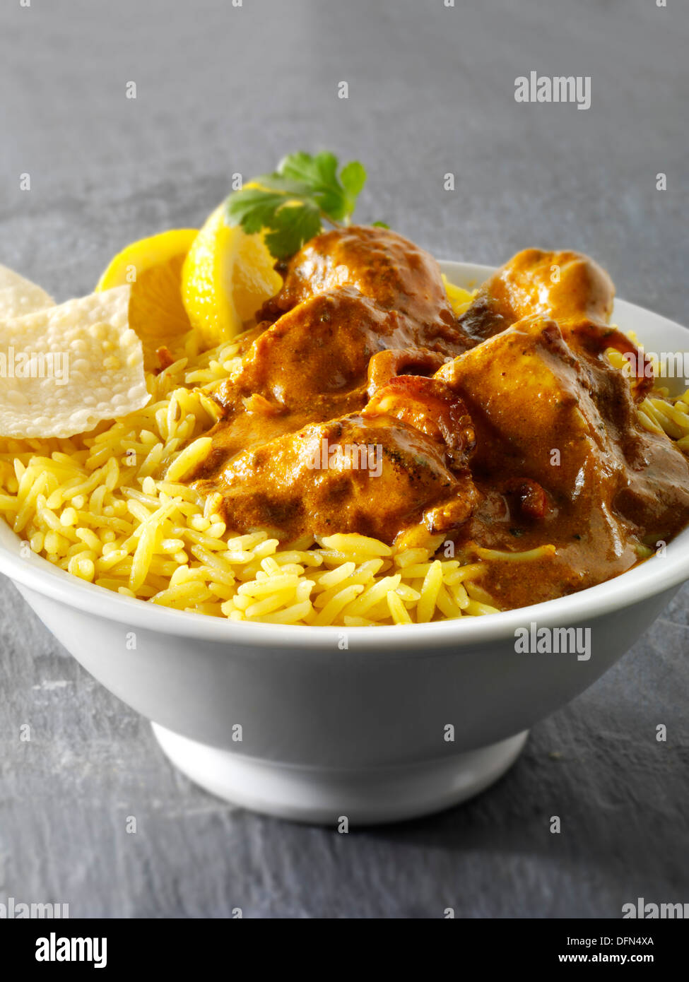 Chicken Masala Indian Curry Stock Photo - Alamy