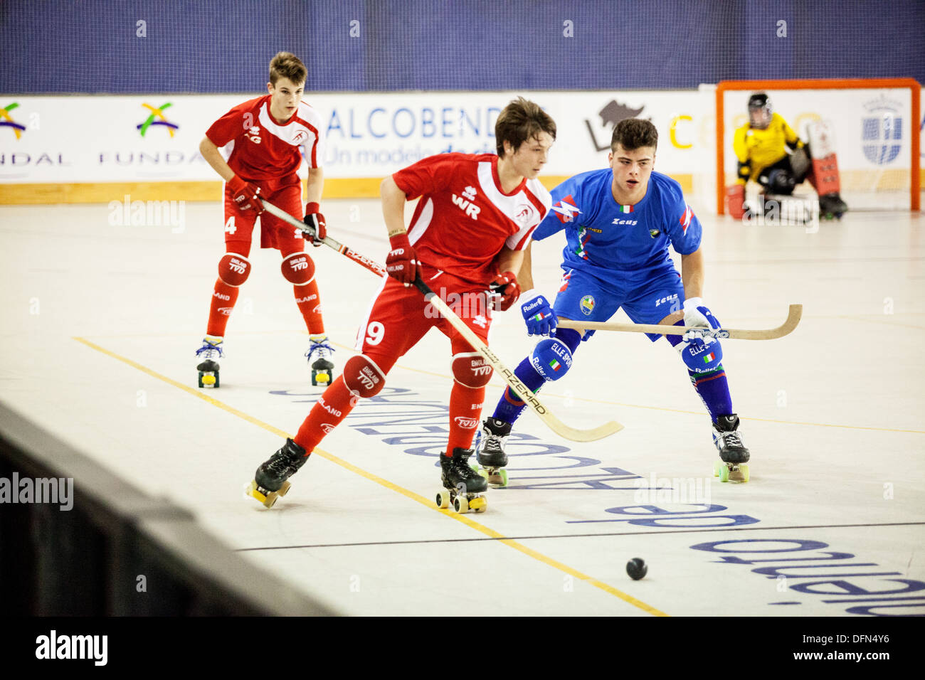 England v Italy U17 European Roller Hockey Championship, Madrid 2013