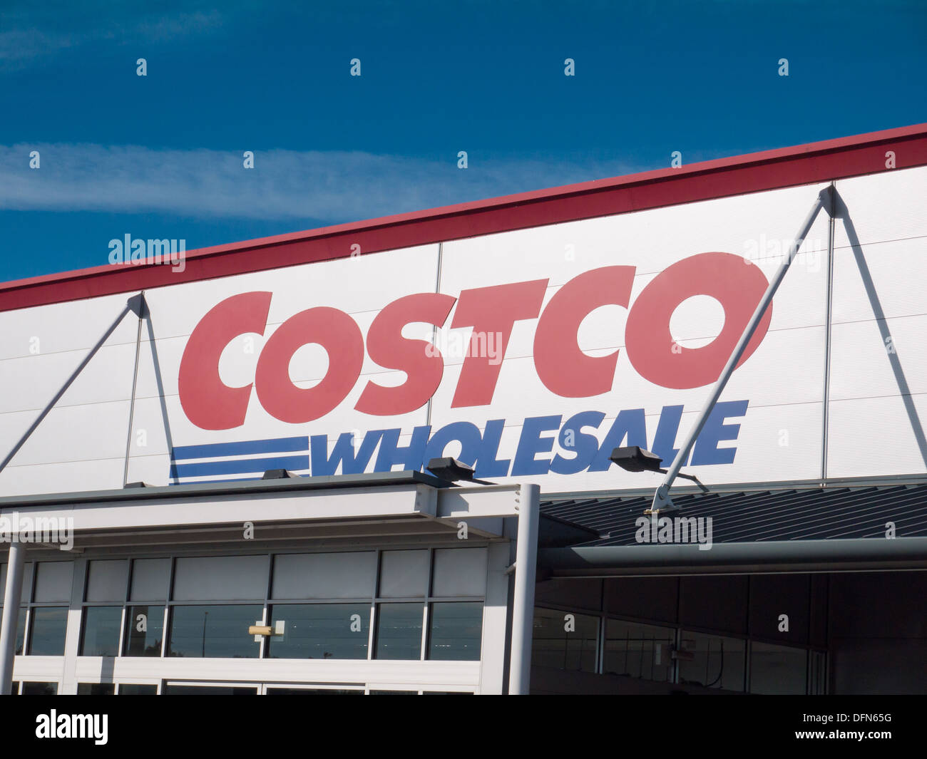 Costco Wholesale Warehouse in Derby, United Kingdom Stock Photo