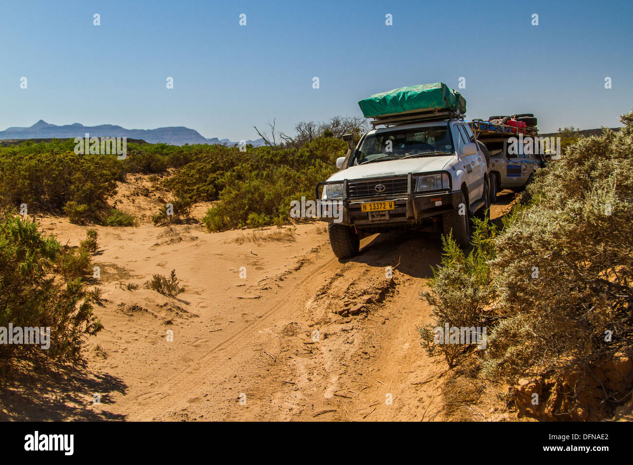 4x4 Namibia Africa Stock Photo - Alamy