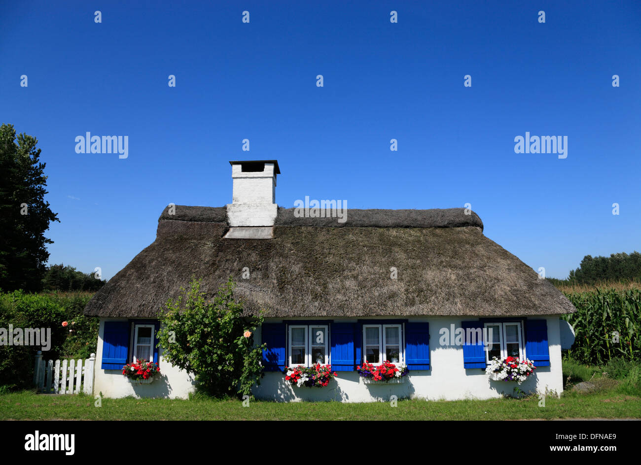 House thatched hi-res stock photography and images - Alamy