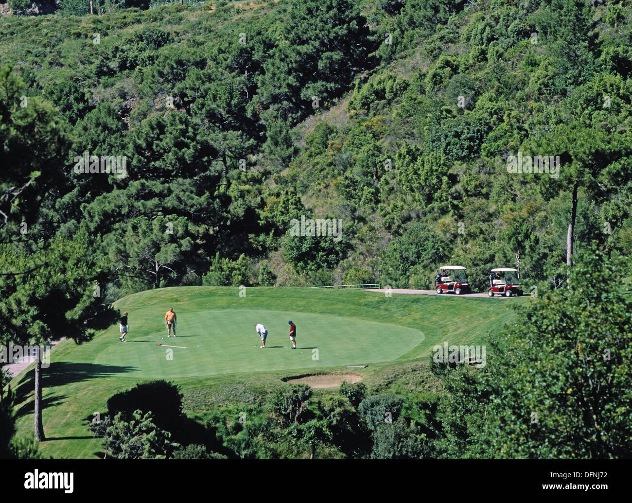 Montemayor golf course, Estepona. Costa del Sol, Málaga province.  Andalusia, Spain Stock Photo - Alamy