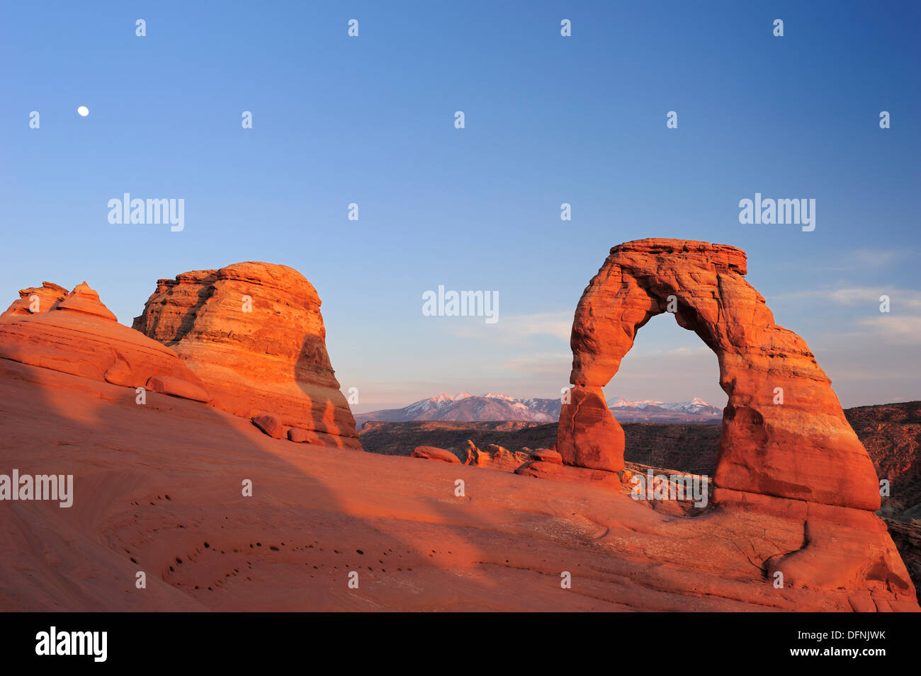Delicate Arch, Arches National Park, Moab, Utah, Southwest, USA, America Stock Photo