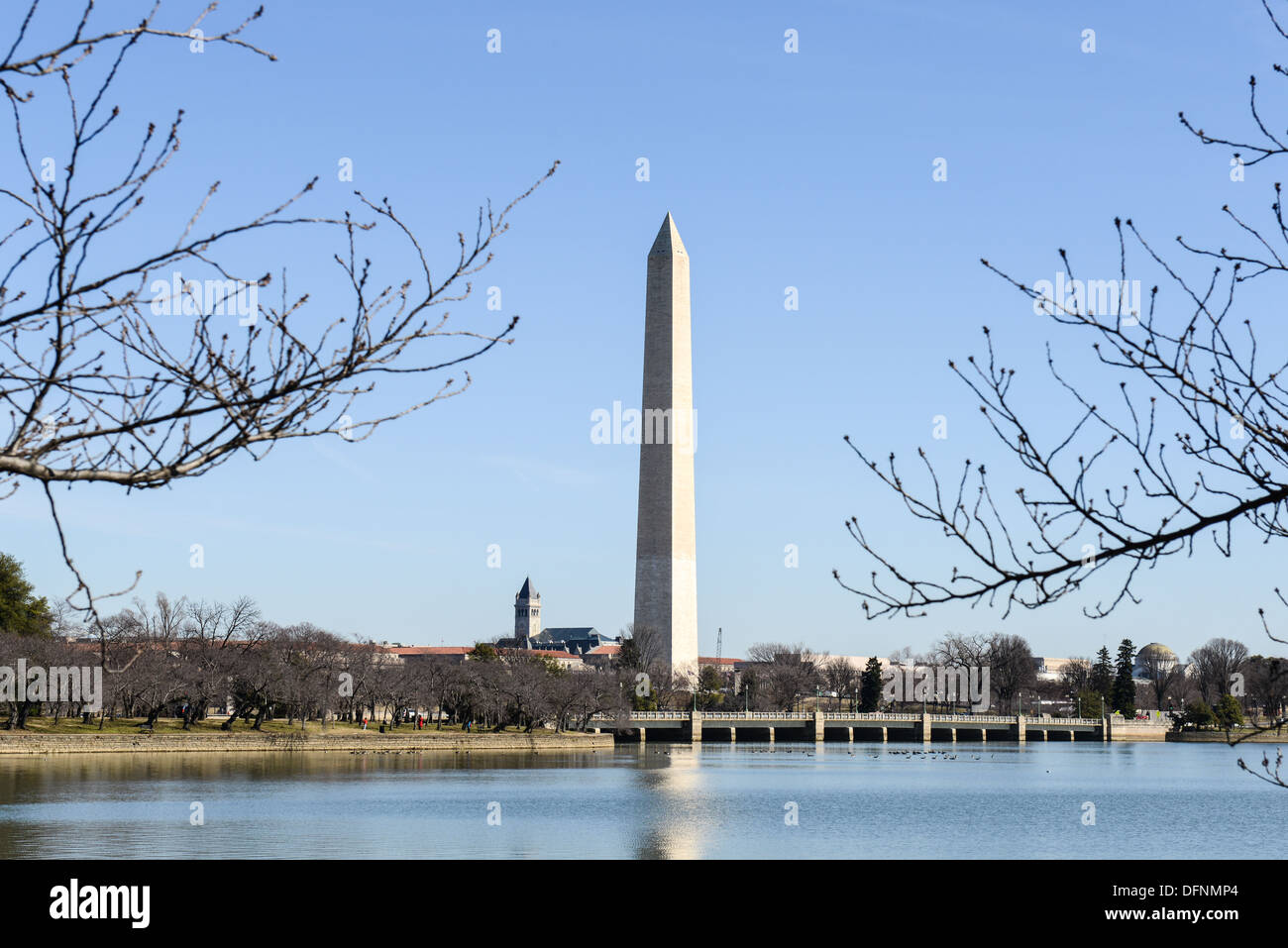 Washington Monument Stock Photo