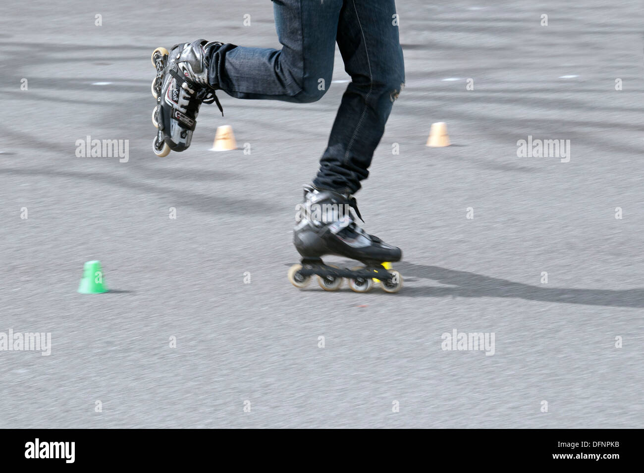 Inline-skater on street in Geneva, Switzerland, Europeans, Europe Stock  Photo - Alamy