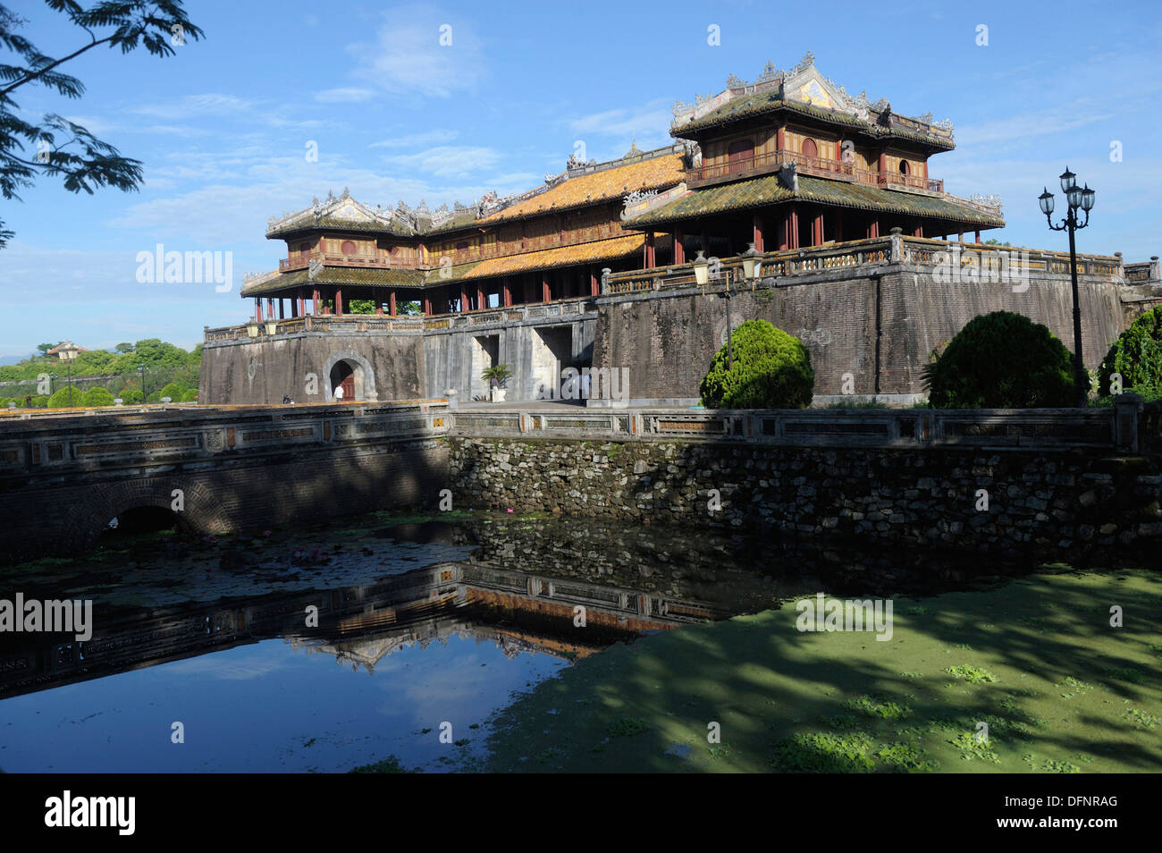 Asia,South East Asia, Gate house of the Forbidden City in Hue,Vietnam Stock Photo