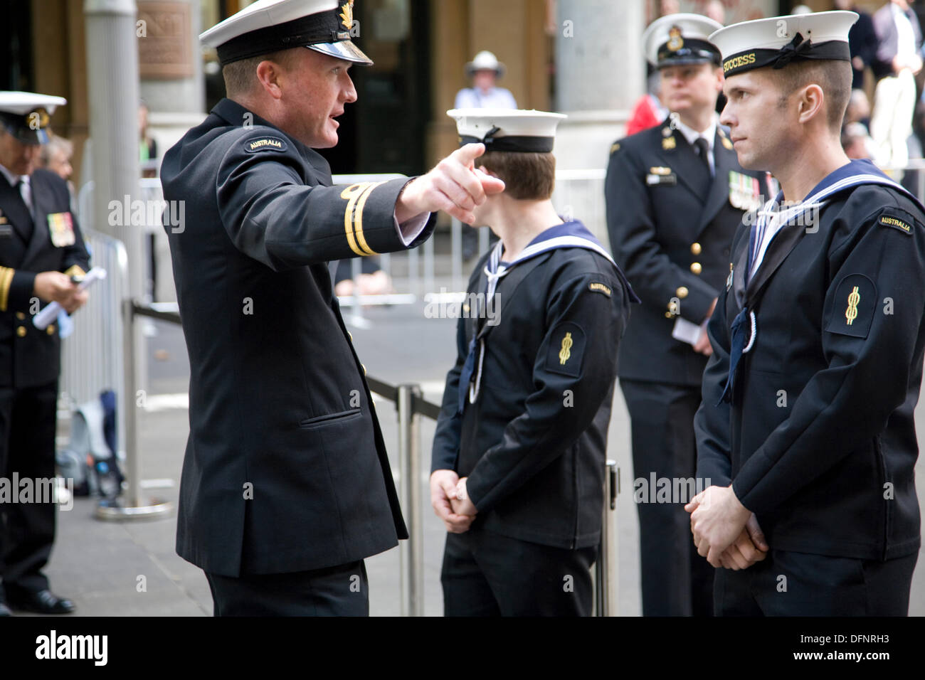 Australian navy uniform hi-res stock photography and images - Alamy