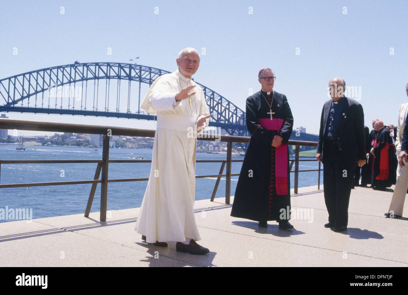 The Pope John Paul II in Sydney, Mid-80´s Stock Photo