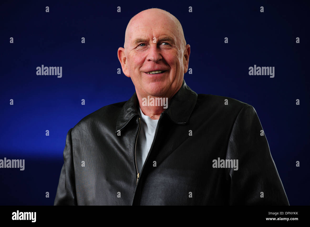 Quintin Jardine, Scottish author of crime novels, attending the Edinburgh International Book Festival 2013. Stock Photo