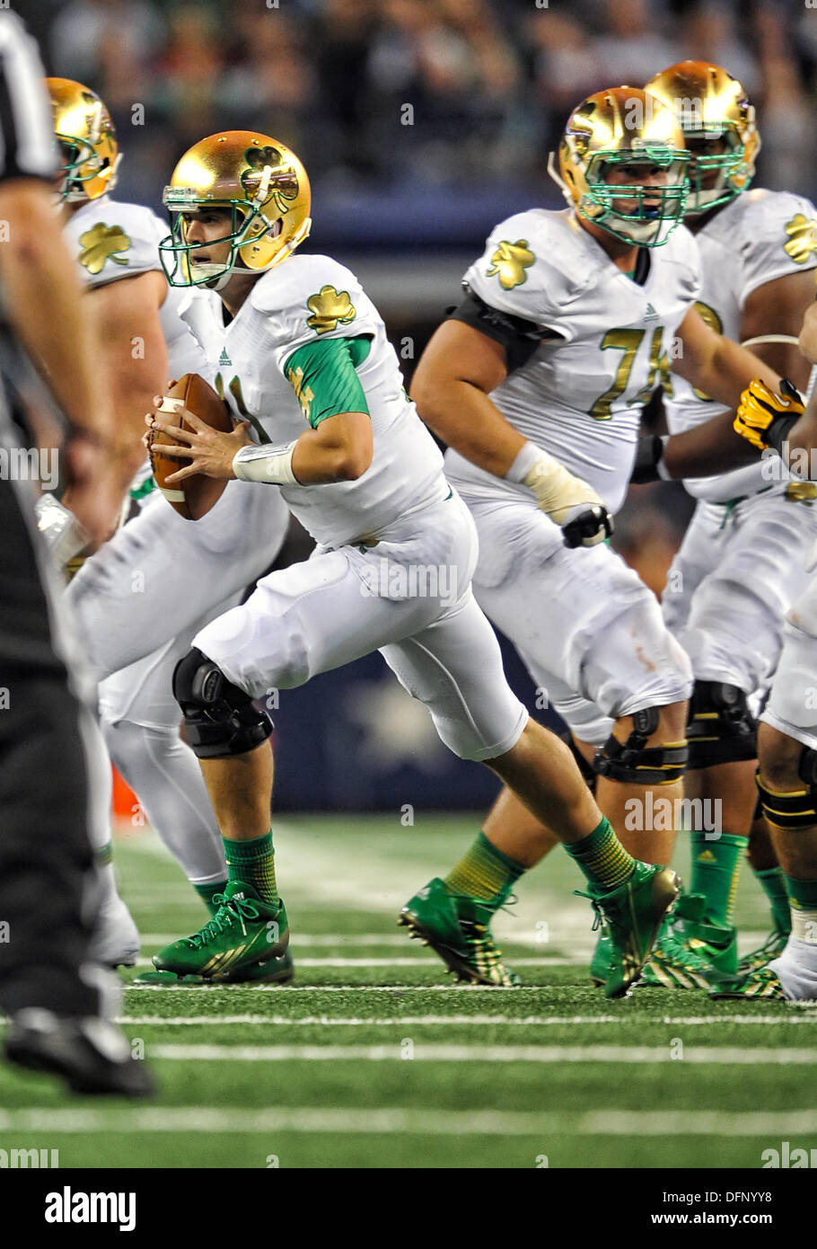 Tim Rees Football Notre Dame Fighting Irish quarterback Tommy Rees (11) in action.during ...