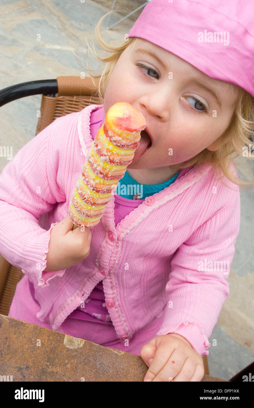 Cute Lolly Getting Messy While Enjoying Toy Lovely