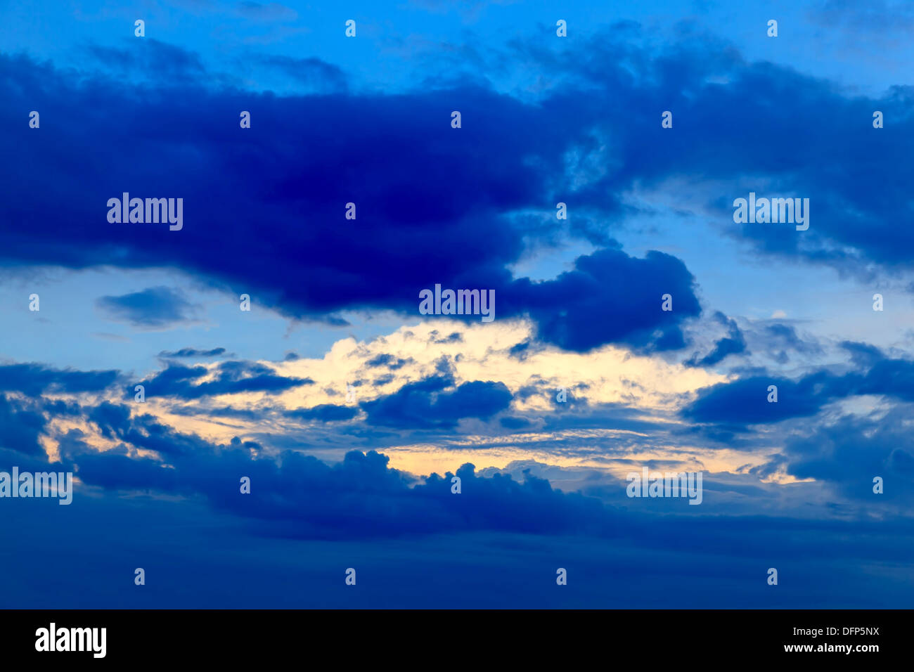 Storm clouds against the dark sky Stock Photo - Alamy