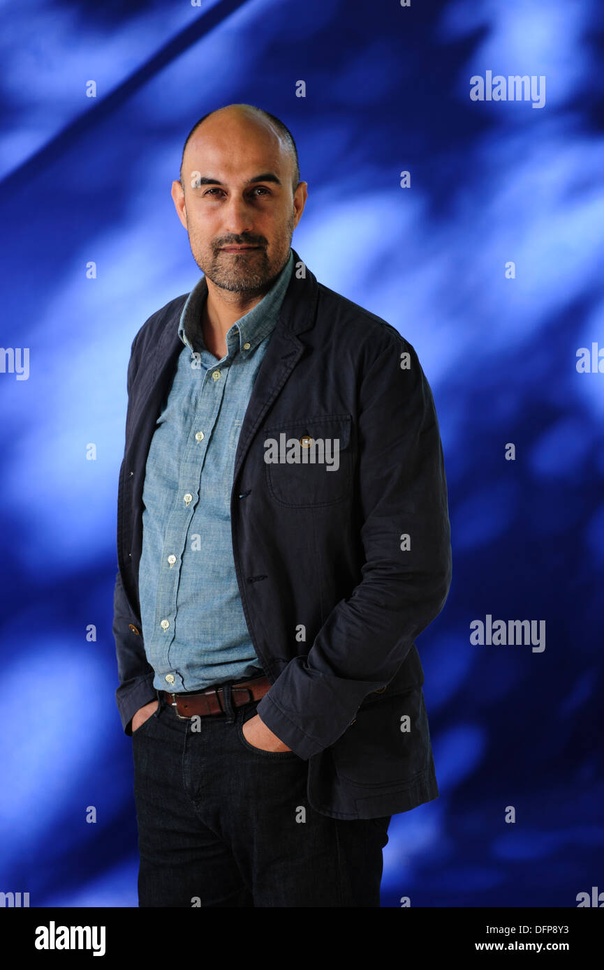 Hari Kunzru, British Indian novelist and journalist, attending the