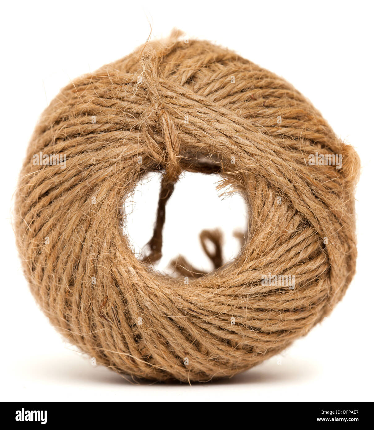 garden twine isolated on white background Stock Photo - Alamy