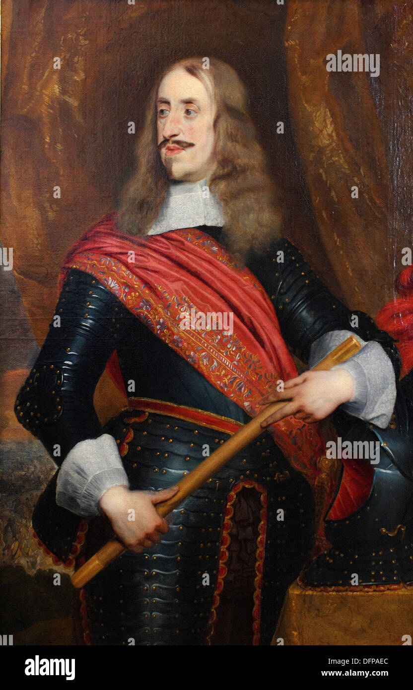 Peter THYS - Archduke Leopold Wilhelm - 1656 - Kunsthistoriches Museum - Vienna Stock Photo