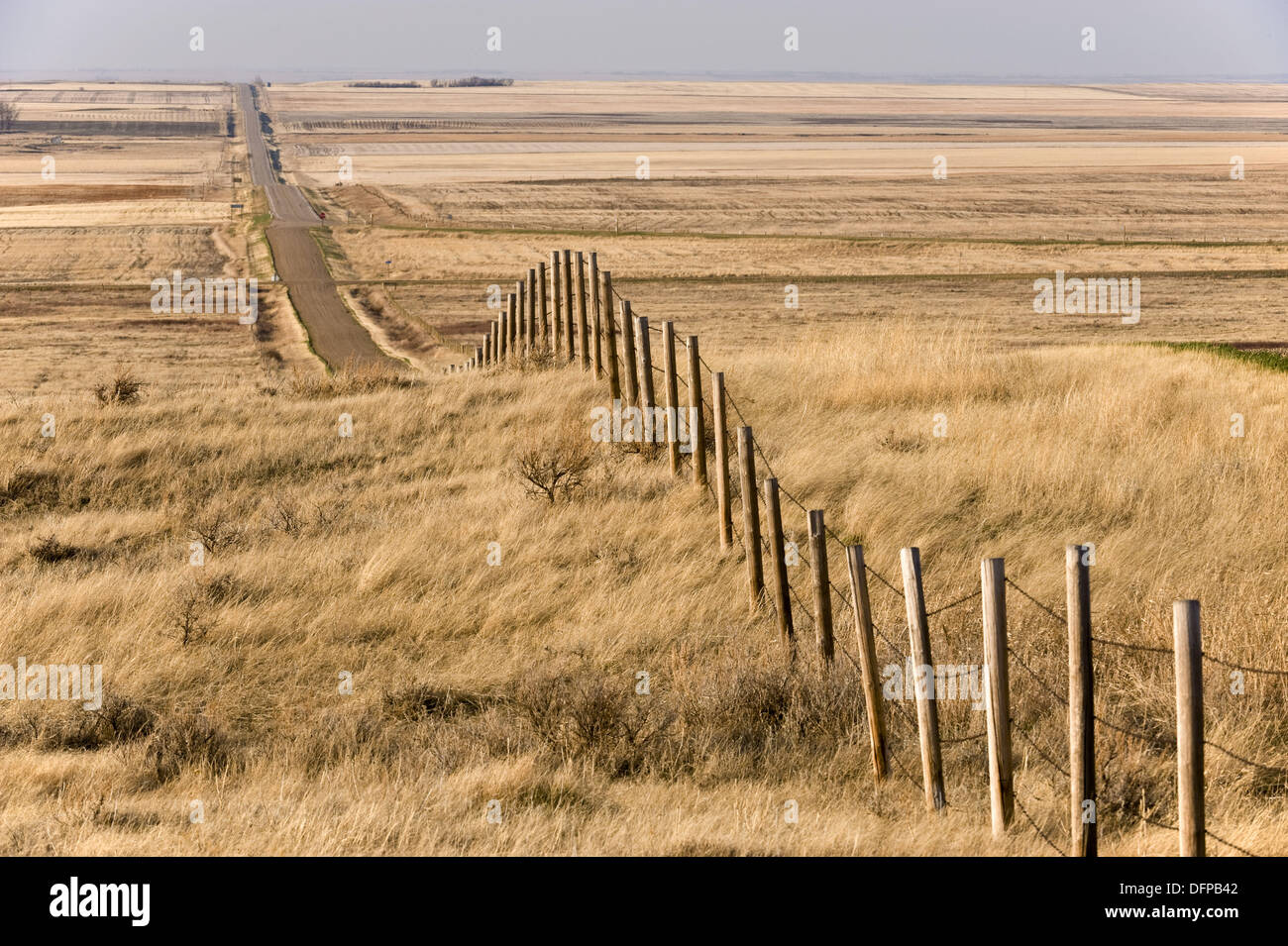 Grassland prairie erosion farmland hires stock photography and images