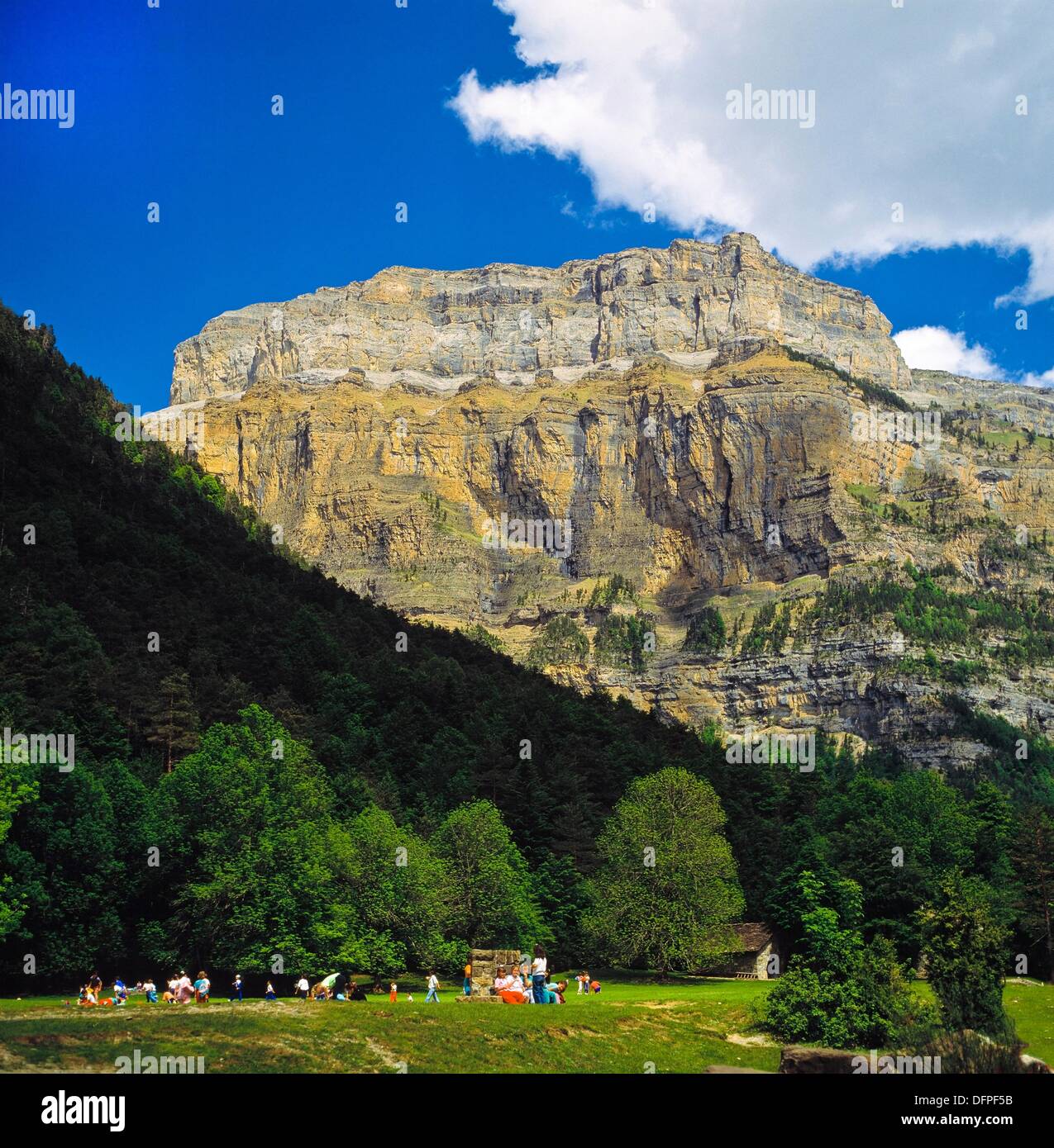 Camping at Ordesa Valley The Pyrenees Huesca Spain Stock Photo Alamy