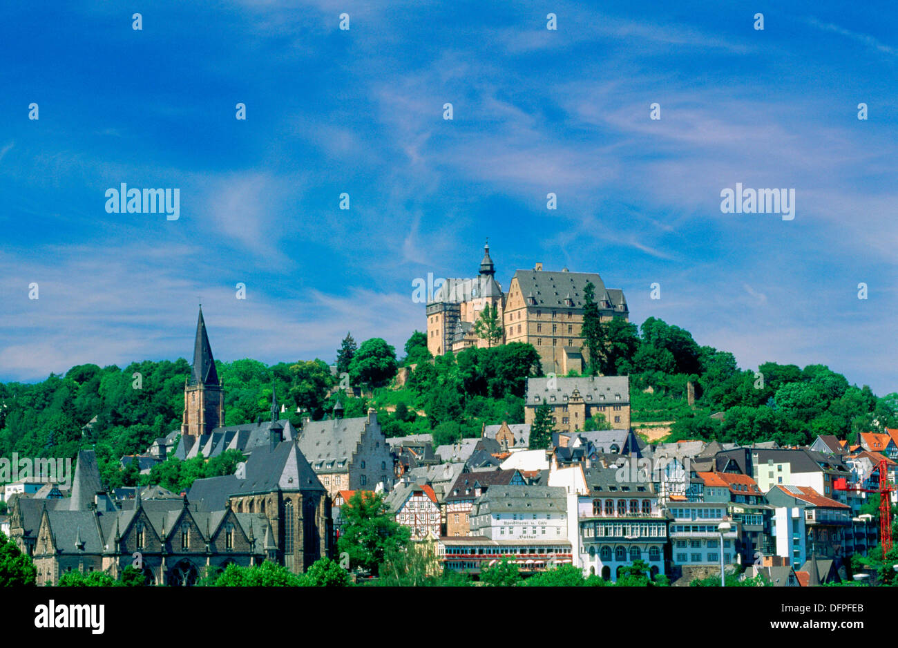 Marburg An Der Lahn. Germany Stock Photo Alamy