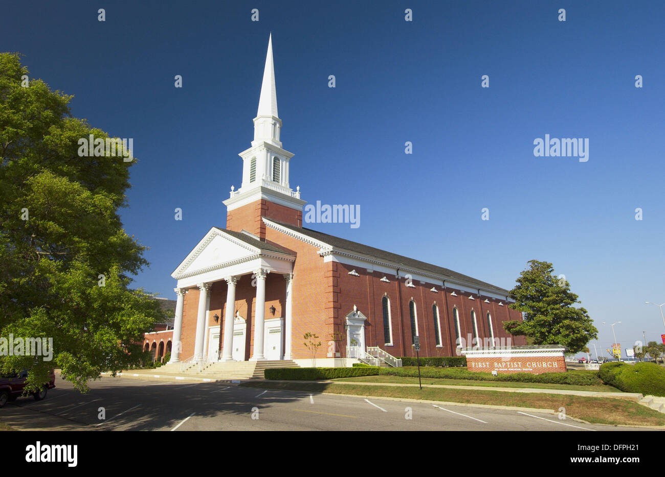 First Baptist Church in Gulfport Mississippi, USA Stock Photo 61347273
