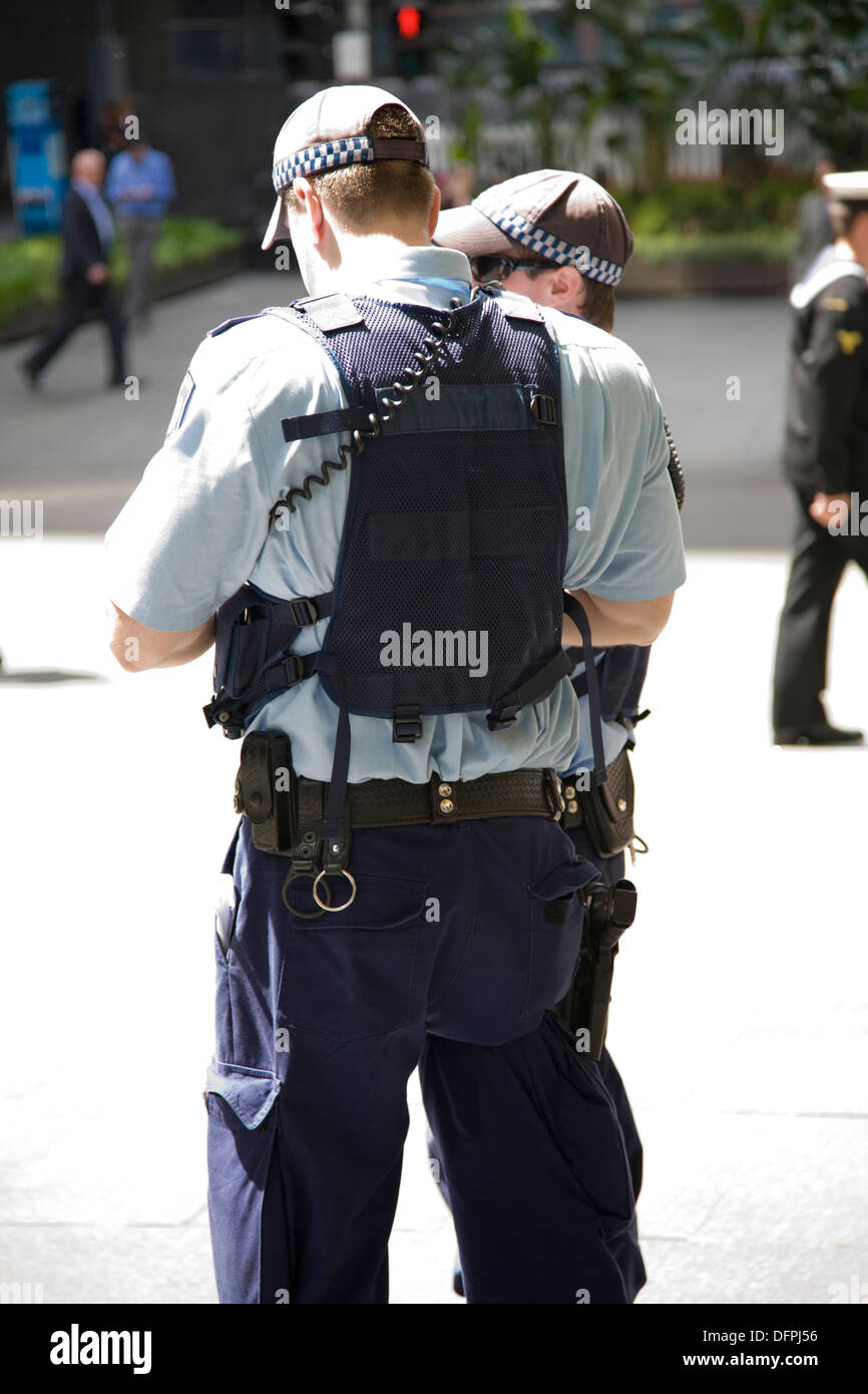 new south wales police officers in sydney Stock Photo