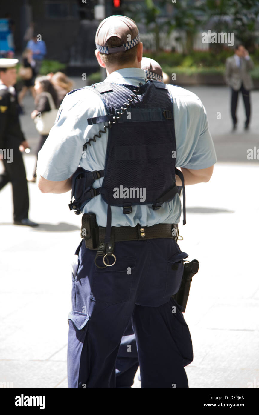 new south wales police officers in sydney Stock Photo