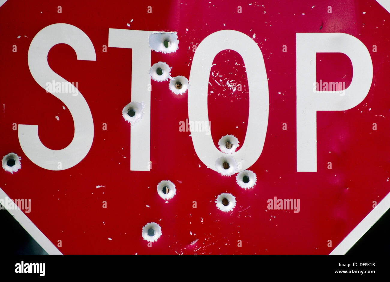 Illustration: stop gun violence Stock Photo