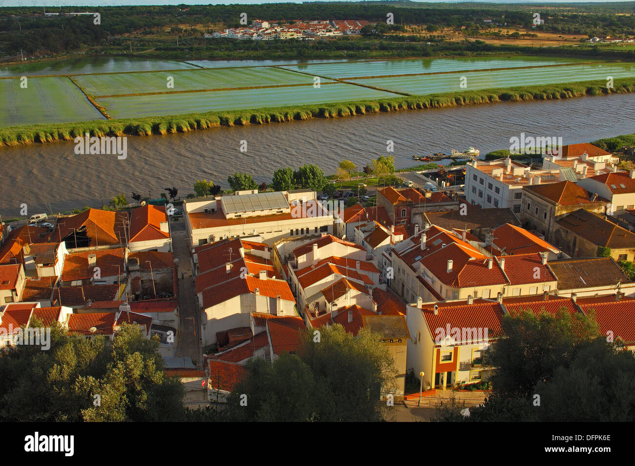 Alcácer do Sal, Sado river, Rice fields, SetubaL district, Alentejo