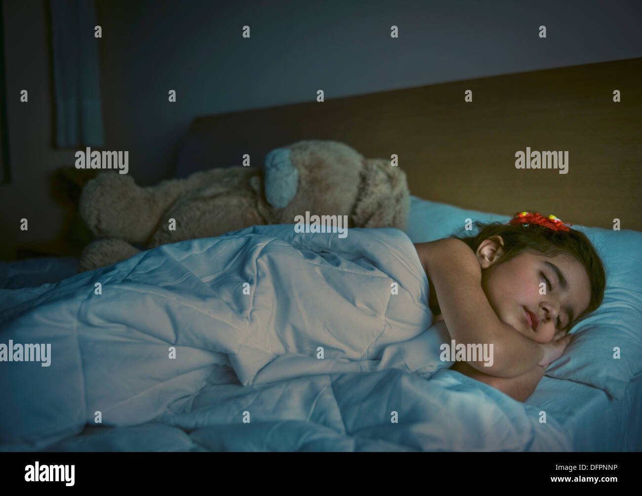 Indian girl sleeping bed hires stock photography and images Alamy