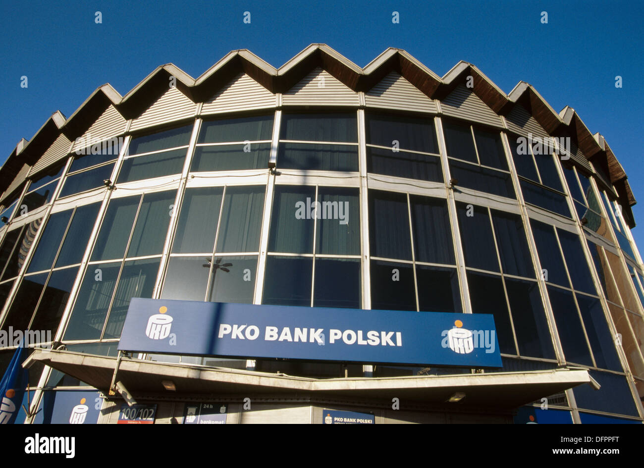 Bank Polski. Central Warsaw. Warsaw. Poland Stock Photo Alamy