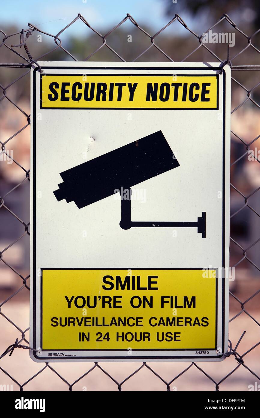 Security sign broome hires stock photography and images Alamy