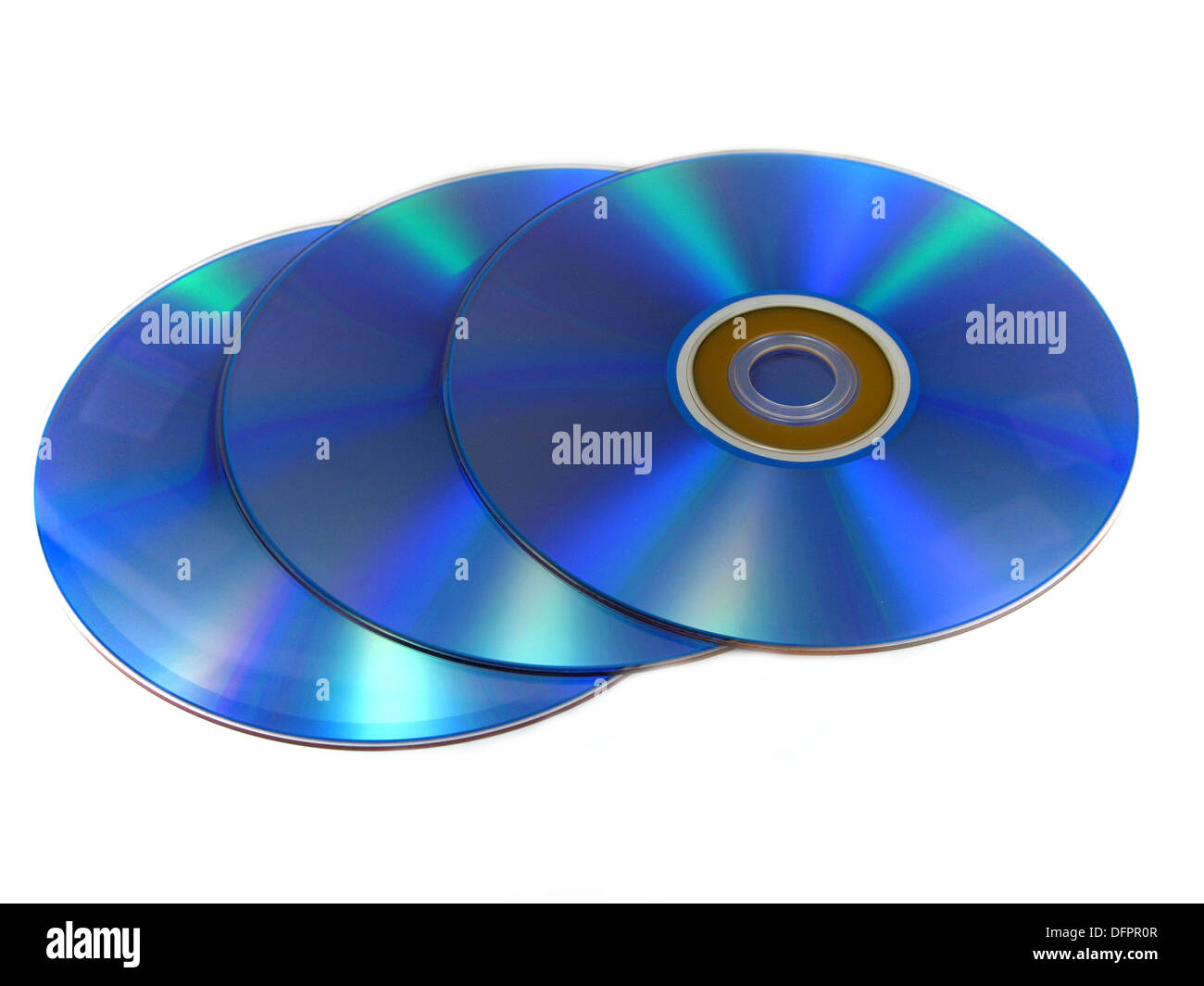 DVD or CD discs Stock Photo