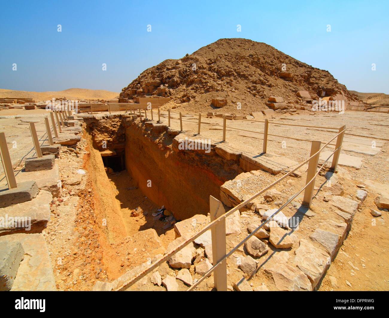 New archaeological discoveries, Saqqara necropolis, Egypt Stock Photo
