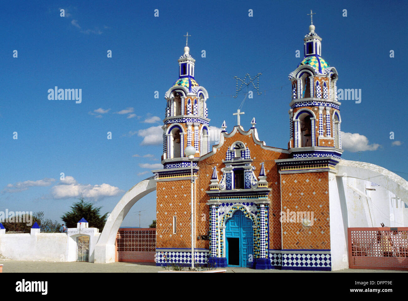 Iglesia de la Virgen de la Asunción. Town of Libres. Puebla. Mexico Stock Photo - Alamy Iglesia de la Virgen de la Asunción. Town of Libres. Puebla. Mexico Stock Photo - Alamy